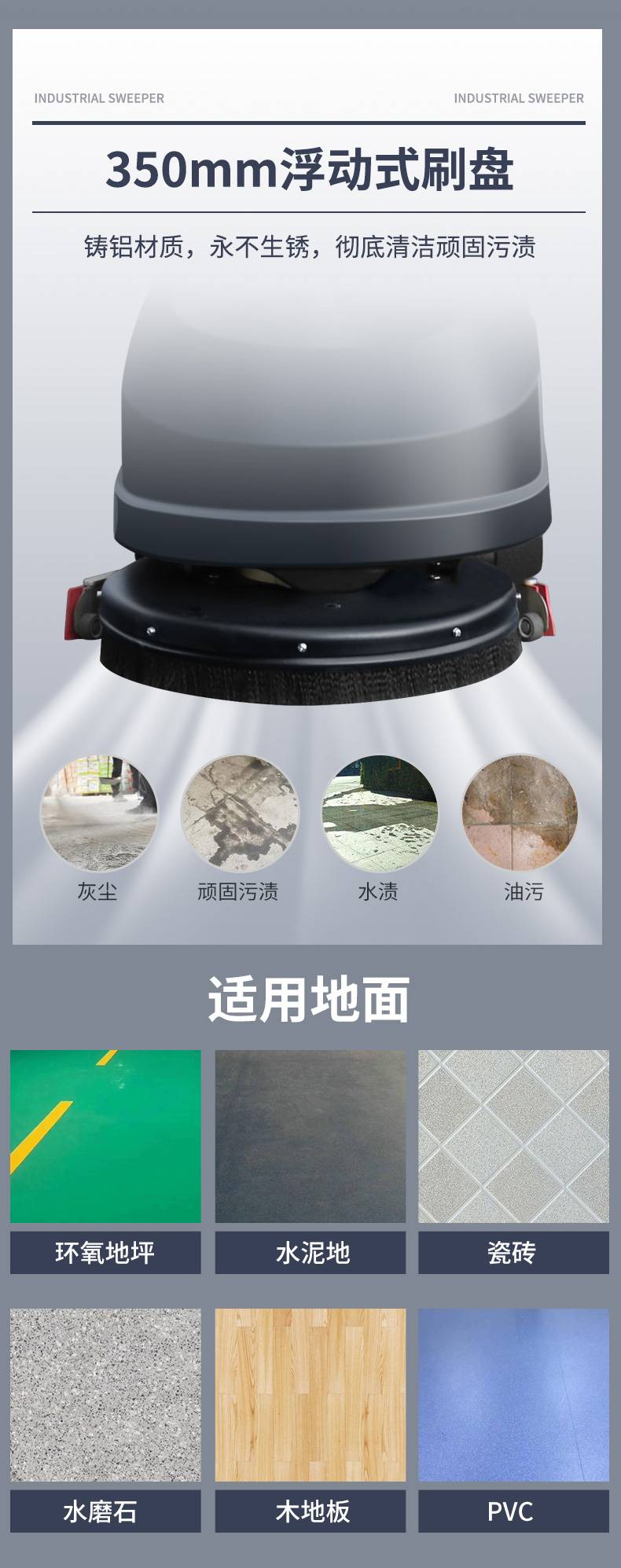 史沃斯V3小型手推式洗地吸干機(圖9)