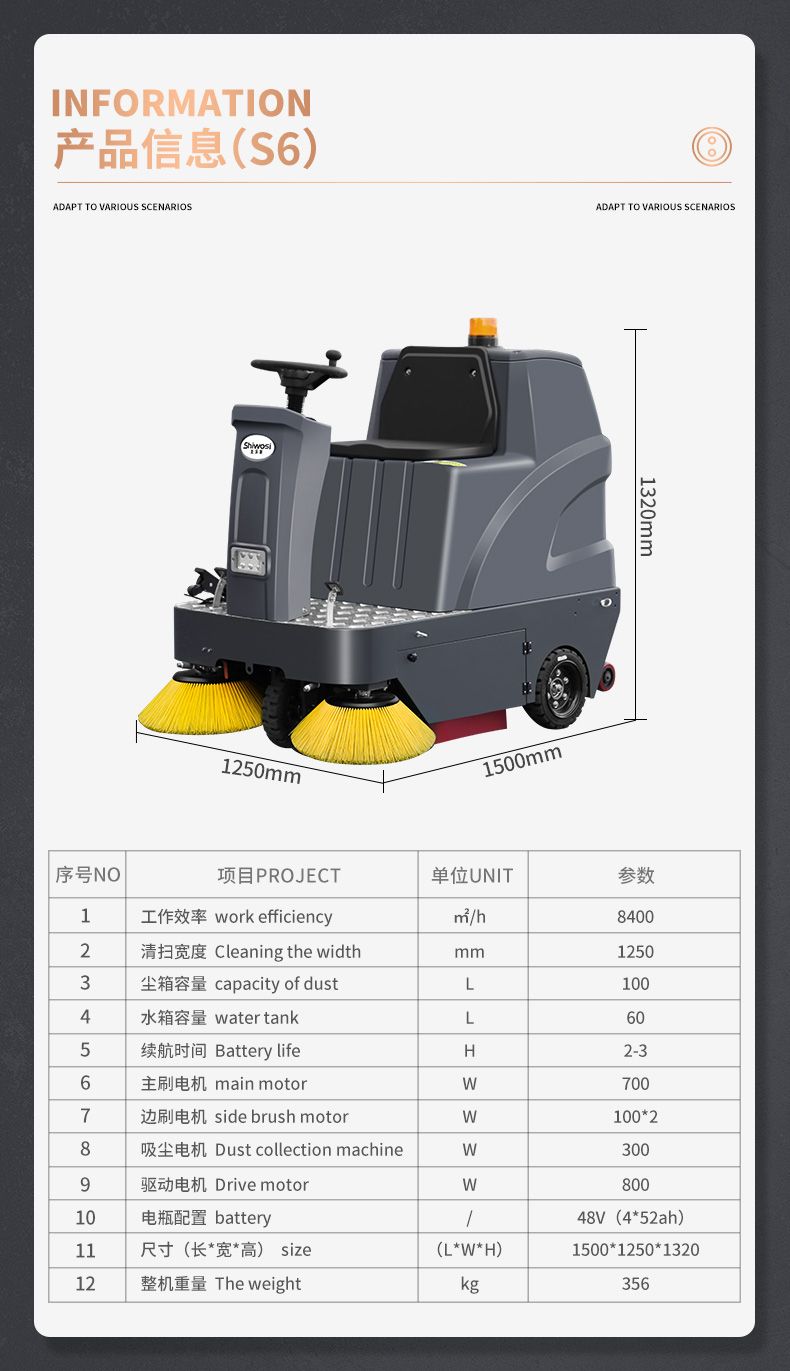 史沃斯S6駕駛式掃地機(圖17)